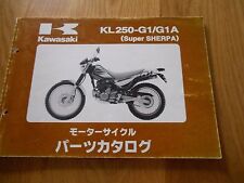 Kawasaki parts list for sale  BRIDGWATER