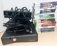 Microsoft Xbox 360 with Kinect Black Console With 19 GAMES Model 1439 for sale  Shipping to South Africa