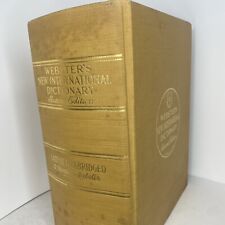 Nuevo diccionario internacional de Webster segunda edición íntegro 1954 bueno segunda mano  Embacar hacia Argentina