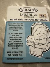 Manual instructions graco for sale  Howard Beach