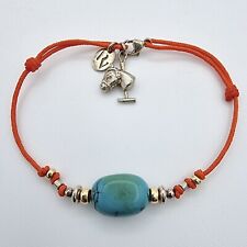Orange cord bracelet for sale  SUTTON