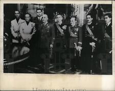 1945 Press Photo Generalissimp Francisco Franco com novo gabinete espanhol S. Rein comprar usado  Enviando para Brazil