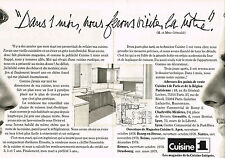 Publicite 1978 cuisine d'occasion  Le Luc