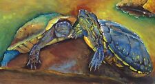 Painted turtle signed for sale  Broomfield