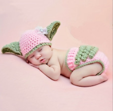 Usado, Meninas meninos bebê recém-nascido crochê fantasia fotografia adereço roupas fofas comprar usado  Enviando para Brazil