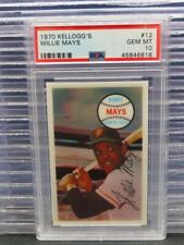 1970 Kellogg's 3D Super Stars Willie Mays #12 PSA 10 Giants GEM MINT for sale  Shipping to South Africa
