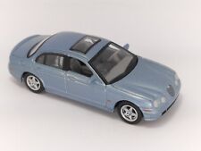2003 - Jaguar S-Type R 2008 coleccionable escala 1/72 diorama diecast modelo azul, usado segunda mano  Embacar hacia Argentina