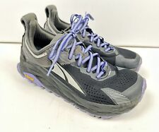 Altra Olympus 5 Black Gray Trail Running Shoes Sneakers Women's Size 10 Vibram for sale  Shipping to South Africa
