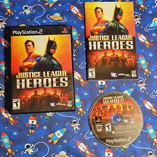 Justice League Heroes (PS2 PlayStation 2 2006) Completo com Manual CIB Black Label comprar usado  Enviando para Brazil