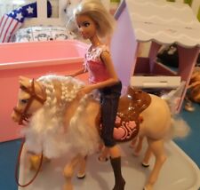 Barbie laufendem pferd gebraucht kaufen  Langenhorn