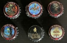 Usado, Iron Maiden  Trooper Beer Bottle Tops x 6 segunda mano  Embacar hacia Argentina