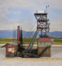 Used, Built B-945 Faller HO Scale Coal Mine with Headgear, Motor, Landscaping for sale  Shipping to South Africa
