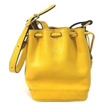 Bolsa de ombro tipo cordão tipo balde CELINE bolsa de couro amarelo comprar usado  Enviando para Brazil