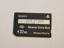Used, OFFICIAL PSP 32MB MEMORY CARD - MEMORY STICK DUO - UK SELLER for sale  Shipping to South Africa