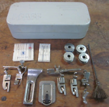 Pfaff 360 sewing machine attachments - presser feet, bobbins, case 41242 41350, used for sale  Shipping to South Africa