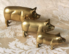 Vintage brass pigs for sale  NORTHAMPTON
