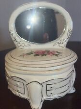 Caixa de bugigangas de cerâmica vintage e colecionável Vanity comprar usado  Enviando para Brazil