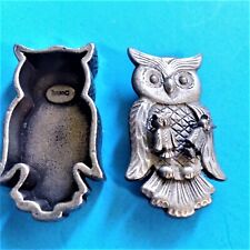 Vtg pewter owl for sale  Gaylord