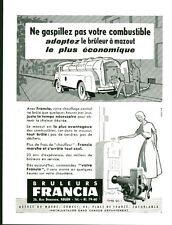 Publicité ancienne bruleurs d'occasion  France