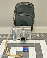 Cámara digital Canon PowerShot A540 6,0 MP PLATEADA con bolsa tarjeta SD de 2 GB probada funciona, usado segunda mano  Embacar hacia Argentina