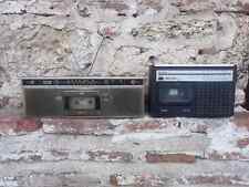 Używany, Dwa vintage radio kasetowe odtwarzacze, ITT RC 3500 i Unitra Wilga na sprzedaż  Wysyłka do Poland
