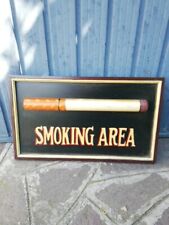 Insegna smoking area usato  Valvestino