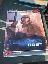 Cartaz promocional grande autêntico raro Halo 3 ODST videogame loja placa de exibição comprar usado  Enviando para Brazil