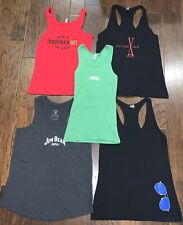 Lot Of (5) Women’s Sz Large Liquor Branded Tanks- Beam/Skyy/Cabo/Midori/Xrated for sale  Shipping to South Africa