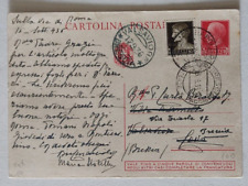 Cartolina intero postale usato  Biella