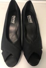Nordstrom Munro American Natalie Stretch Fabric Patent Detail Heels 8 W (fits M) for sale  Shipping to South Africa