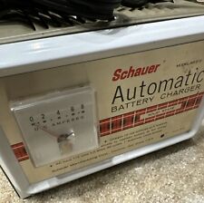 Cargador automático de batería vintage Schauer estado sólido segunda mano  Embacar hacia Argentina
