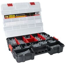 Twister Screws 1280pcs Multi selection box , Patented Wood Screws, Plastic Box for sale  Shipping to South Africa