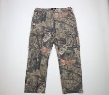 Used, Vintage Streetwear Mens Large Faded Mossy Oak Camouflage Wide Leg Cargo Pants for sale  Shipping to South Africa