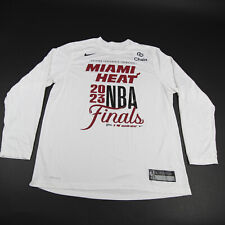 Camisa masculina branca usada Miami Heat Nike NBA Authentics manga longa comprar usado  Enviando para Brazil
