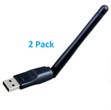 2 Pk Computer wireless network 150m USB receiver portable WiFi receiver RT5370 for sale  Shipping to South Africa