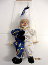 Marionette clown harlekin gebraucht kaufen  Lentföhrden