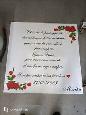 Tappeto matrimonio personalizz usato  Giugliano In Campania
