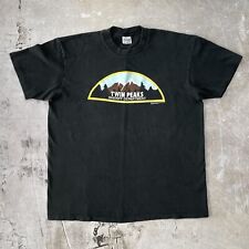 Camiseta Vintage Twin Peaks David Lynch 1990 TV Promo Original Ponto Único Culto, usado comprar usado  Enviando para Brazil