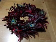 Red feather wreath for sale  Webster