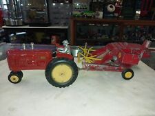 VINTAGE MASSEY HARRIS SLIK TRACTOR  44 REUHL CLIPPER COMBINE DIE-CAST LOOK AS IS for sale  Shipping to South Africa