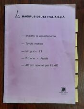 Manuale officina magirus usato  Roma