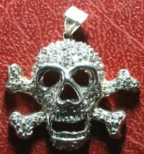 Silver skull zirconium d'occasion  Nice-
