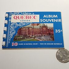 Mini álbum de fotos de colección de recuerdos conjunto de postales de Quebec Canadá 10 vistas segunda mano  Embacar hacia Argentina
