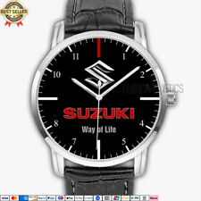 Relógio de pulso masculino Suzuki logotipo SZ01 preto quartzo analógico aço inoxidável comprar usado  Enviando para Brazil