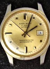 Relógio automático masculino Eden-Matic (feito na Suíça) (vintage) -- Peças/reparos comprar usado  Enviando para Brazil