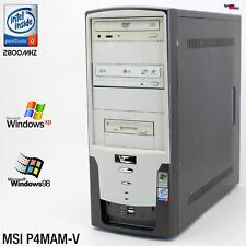Pentium 4 MSI Ms-6787 P4MAM-V Computer PC Parallel RS-232 Windows 98 2000 200GB for sale  Shipping to South Africa