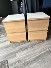Malm bedside tables for sale  SLOUGH