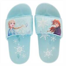 Nuevo con etiquetas Disney Store Frozen 2 Elsa y Anna Slides Sandalias Zapatos Niñas Azul segunda mano  Embacar hacia Argentina