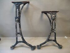 Vtg Adjustable Keeney Wolkins Cast Iron Desk Coffee Side Table Legs 16" - 20" for sale  Shipping to South Africa