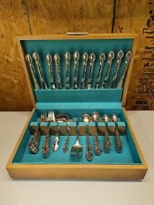 Vintage Reed & Barton “Regency” Stainless  78 Piece Set With Case  for sale  Shipping to South Africa